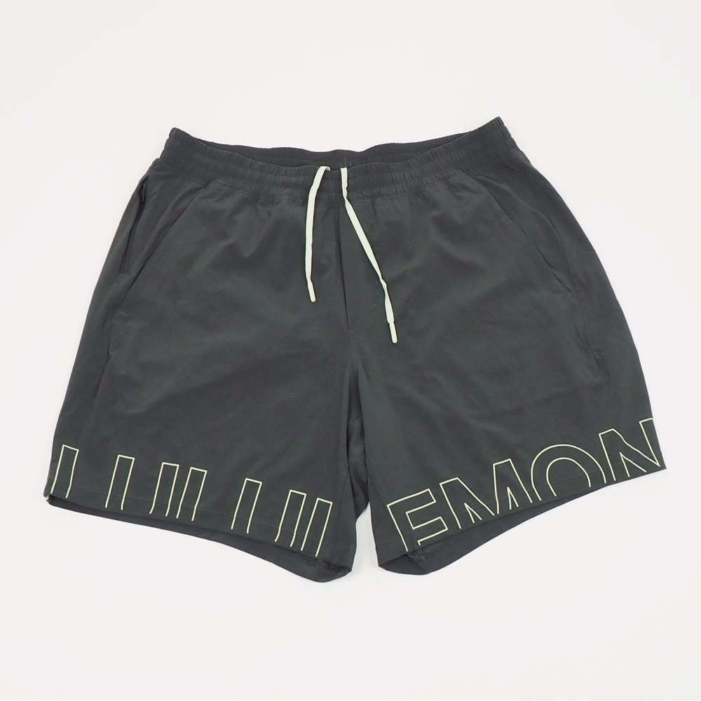 Lululemon Pace Breaker Training Shorts Mens Sz XL Gray Unlined Linerless Workout